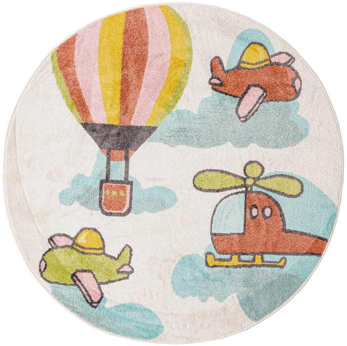 Unique Loom Whimsy Kids Collection Area Rug - Flying High