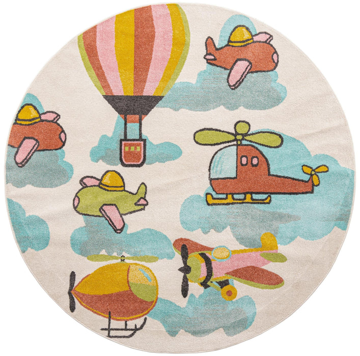 Unique Loom Whimsy Kids Collection Area Rug - Flying High