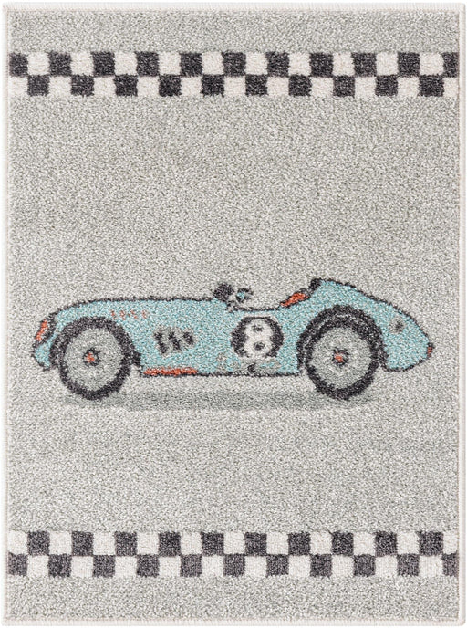 Unique Loom Whimsy Kids Collection Area Rug - Race Car