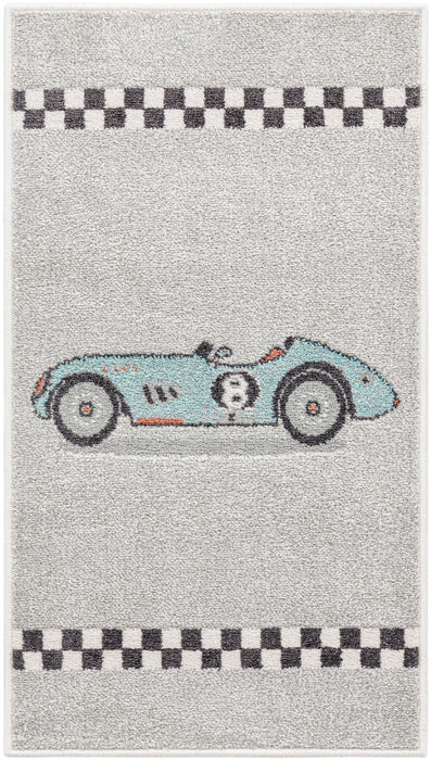 Unique Loom Whimsy Kids Collection Area Rug - Race Car