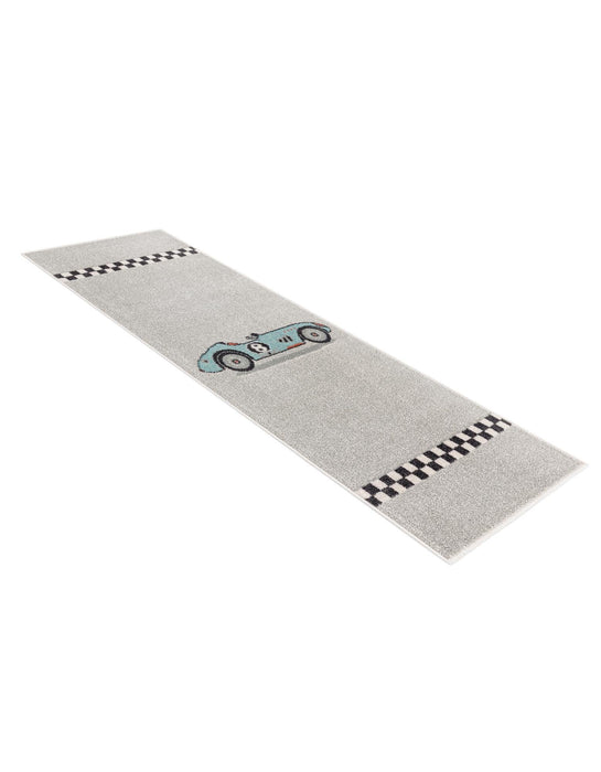 Unique Loom Whimsy Kids Collection Area Rug - Race Car