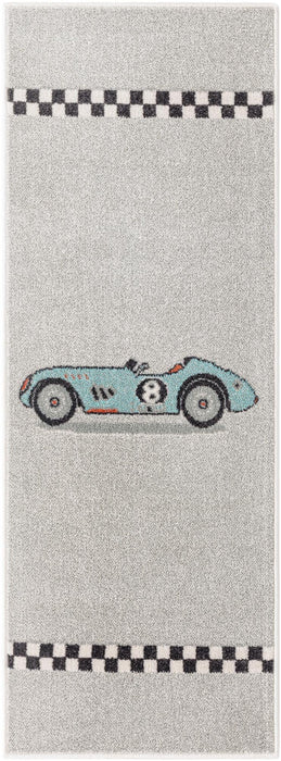 Unique Loom Whimsy Kids Collection Area Rug - Race Car