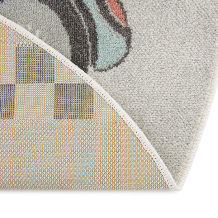 Unique Loom Whimsy Kids Collection Area Rug - Race Car