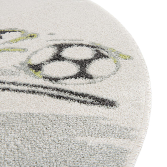Unique Loom Whimsy Kids Collection Area Rug - Soccer Player