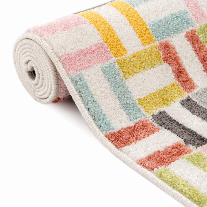 Unique Loom Whimsy Kids Collection Area Rug - Chicklets