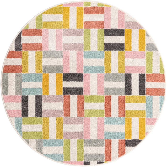 Unique Loom Whimsy Kids Collection Area Rug - Chicklets