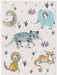 Unique Loom Whimsy Kids Collection Area Rug - Zoo