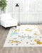 Unique Loom Whimsy Kids Collection Area Rug - Zoo