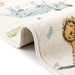 Unique Loom Whimsy Kids Collection Area Rug - Zoo