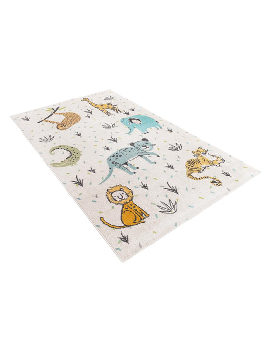 Unique Loom Whimsy Kids Collection Area Rug - Zoo