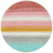 Unique Loom Whimsy Kids Collection Area Rug - Pastel Abstract Rainbow