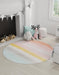 Unique Loom Whimsy Kids Collection Area Rug - Pastel Abstract Rainbow