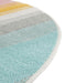 Unique Loom Whimsy Kids Collection Area Rug - Pastel Abstract Rainbow