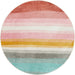 Unique Loom Whimsy Kids Collection Area Rug - Pastel Abstract Rainbow