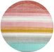 Unique Loom Whimsy Kids Collection Area Rug - Pastel Abstract Rainbow
