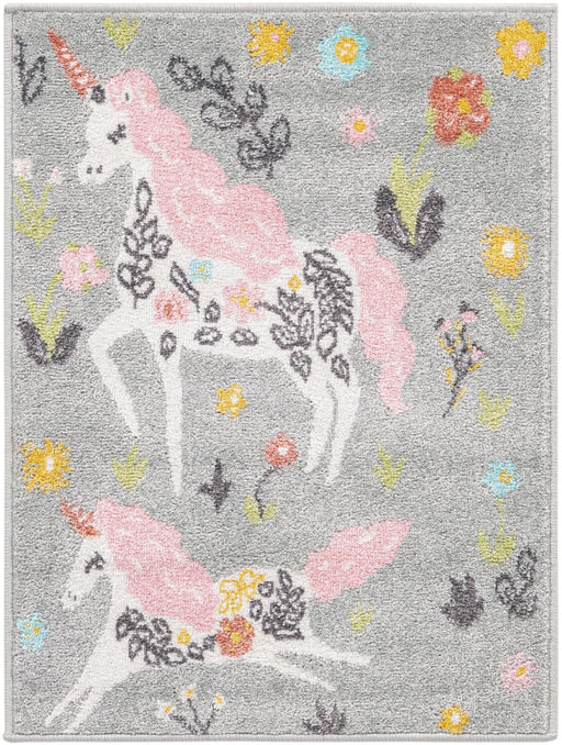 Unique Loom Whimsy Kids Collection Area Rug - Unicorns