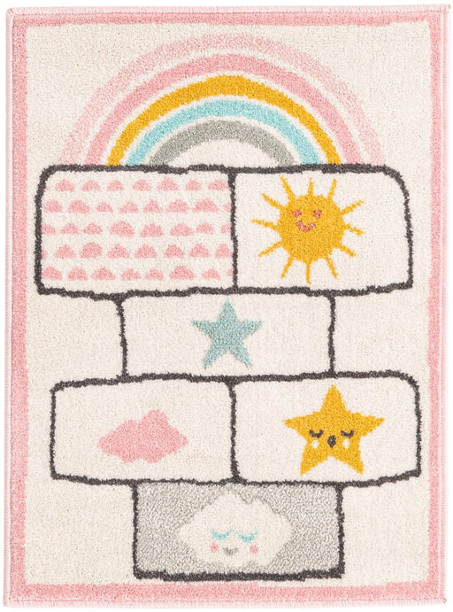 Unique Loom Whimsy Kids Collection Area Rug - Hopscotch