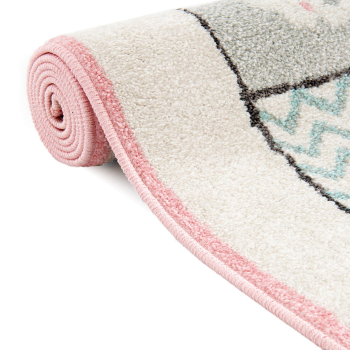 Unique Loom Whimsy Kids Collection Area Rug - Hopscotch