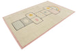 Unique Loom Whimsy Kids Collection Area Rug - Hopscotch