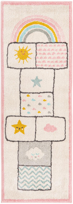 Unique Loom Whimsy Kids Collection Area Rug - Hopscotch