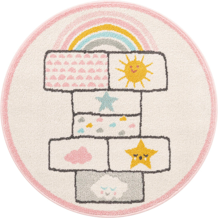 Unique Loom Whimsy Kids Collection Area Rug - Hopscotch