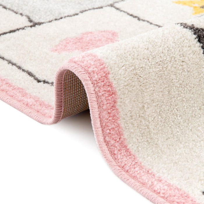 Unique Loom Whimsy Kids Collection Area Rug - Hopscotch
