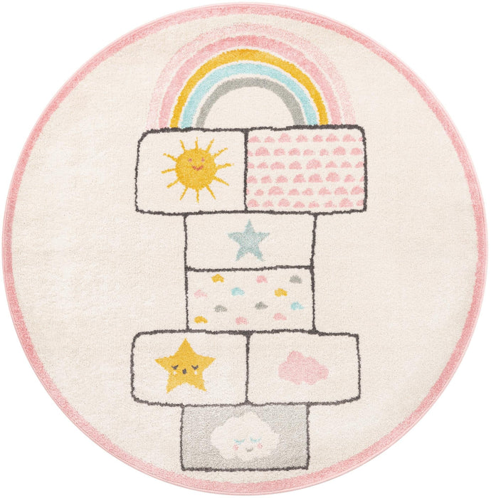 Unique Loom Whimsy Kids Collection Area Rug - Hopscotch