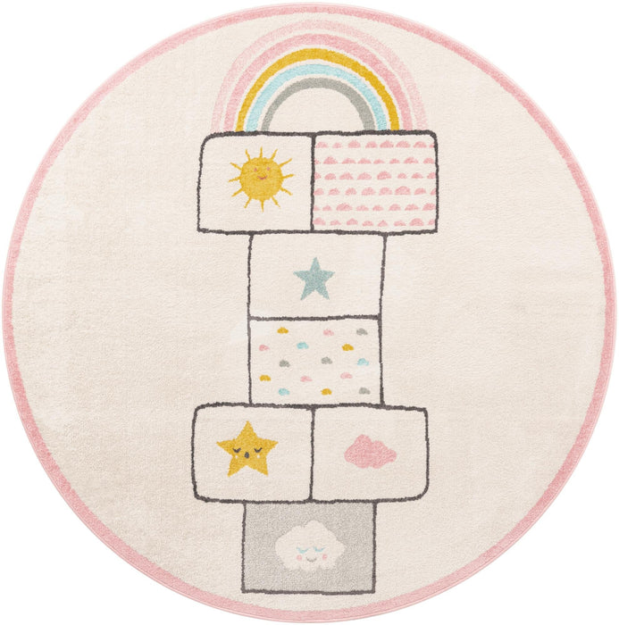 Unique Loom Whimsy Kids Collection Area Rug - Hopscotch