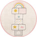 Unique Loom Whimsy Kids Collection Area Rug - Hopscotch
