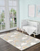 Unique Loom Whimsy Kids Collection Area Rug - Rainbow, Stars, And Clouds