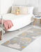 Unique Loom Whimsy Kids Collection Area Rug - Rainbow, Stars, And Clouds