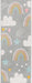 Unique Loom Whimsy Kids Collection Area Rug - Rainbow, Stars, And Clouds