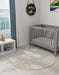 Unique Loom Whimsy Kids Collection Area Rug - Rainbow, Stars, And Clouds