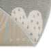 Unique Loom Whimsy Kids Collection Area Rug - Rainbow, Stars, And Clouds