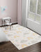 Unique Loom Whimsy Kids Collection Area Rug - Rainbow, Stars, And Clouds