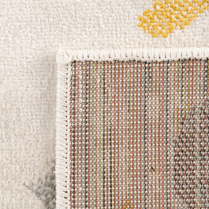 Unique Loom Whimsy Kids Collection Area Rug - Rainbow, Stars, And Clouds