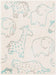 Unique Loom Whimsy Kids Collection Area Rug - Safari Animals