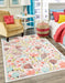 Unique Loom Whimsy Kids Collection Area Rug - Wildflowers