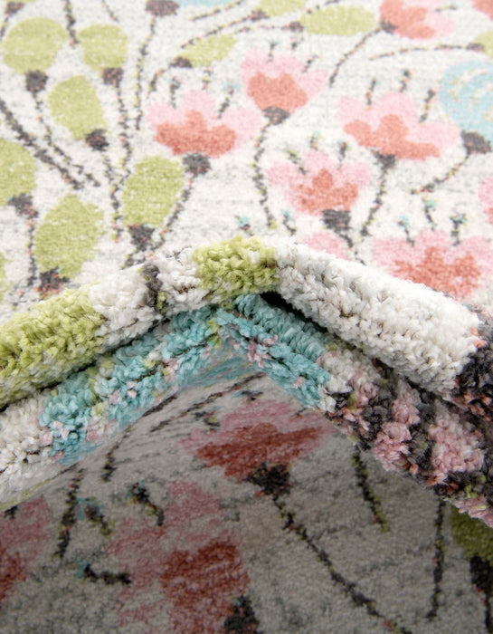 Unique Loom Whimsy Kids Collection Area Rug - Wildflowers
