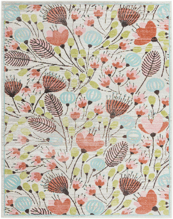 Unique Loom Whimsy Kids Collection Area Rug - Wildflowers