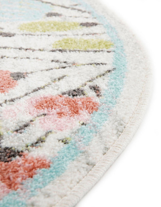 Unique Loom Whimsy Kids Collection Area Rug - Wildflowers