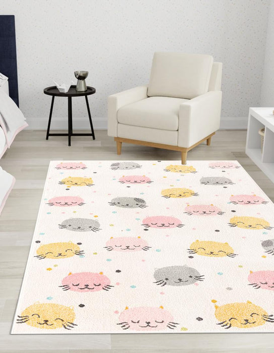 Unique Loom Whimsy Kids Collection Area Rug - Molly