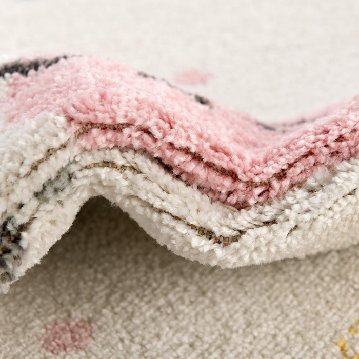 Unique Loom Whimsy Kids Collection Area Rug - Molly
