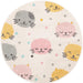 Unique Loom Whimsy Kids Collection Area Rug - Molly