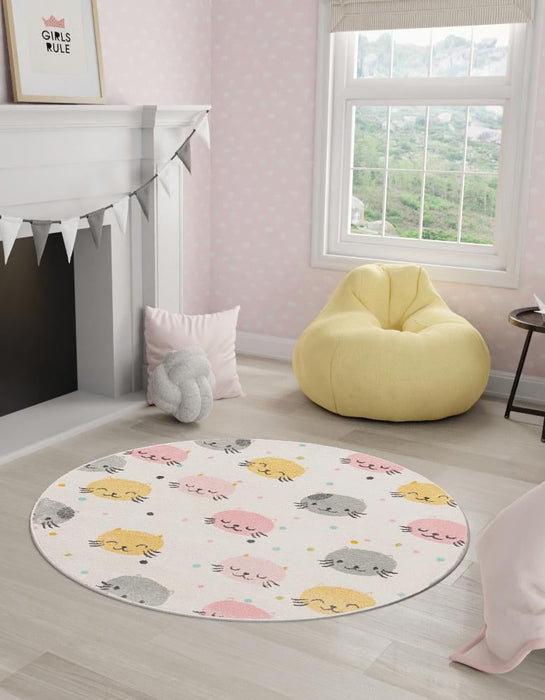 Unique Loom Whimsy Kids Collection Area Rug - Molly