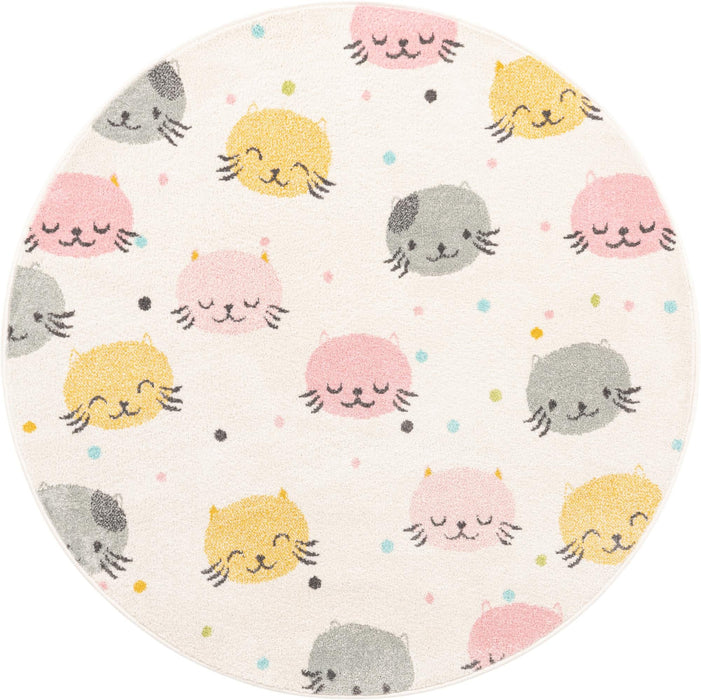 Unique Loom Whimsy Kids Collection Area Rug - Molly