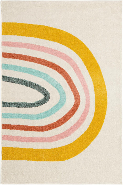 Unique Loom Whimsy Kids Collection Area Rug - Rainbow