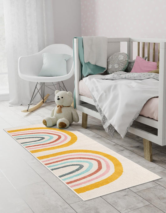 Unique Loom Whimsy Kids Collection Area Rug - Rainbow