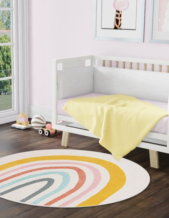 Unique Loom Whimsy Kids Collection Area Rug - Rainbow
