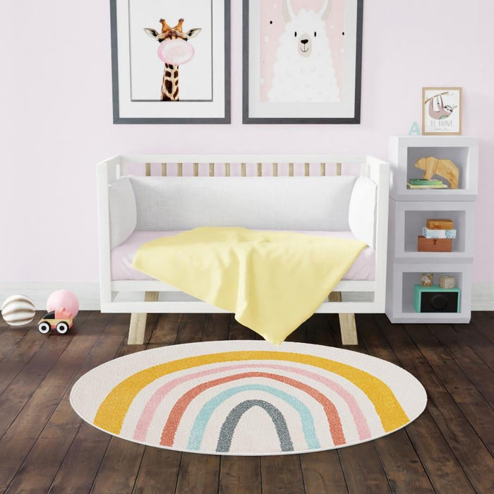 Unique Loom Whimsy Kids Collection Area Rug - Rainbow